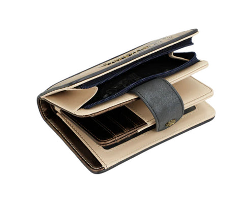 Portofel casual, dama, ANEKKE 41849-902, bej, piele ecologica